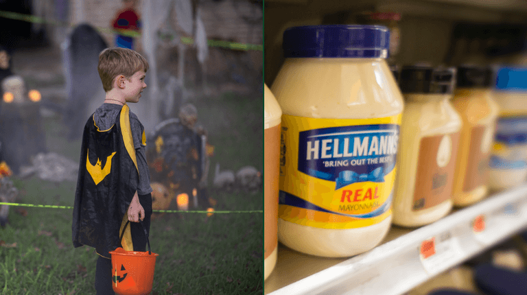Irish child given tub of mayonnaise instead of sweets on Halloween