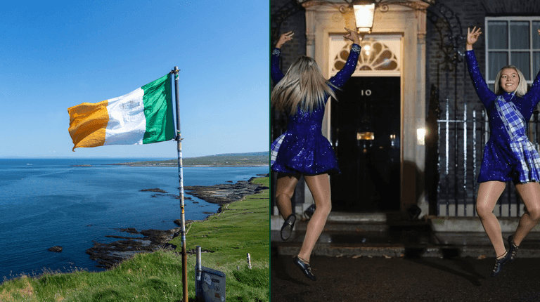 10 Downing St hastily edit social post about Northern Ireland that included the Irish flag