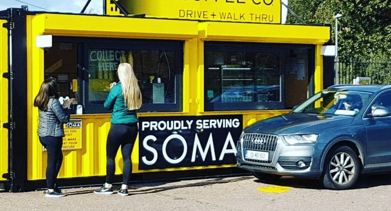 Grab the perfect cup of coffee without leaving your car in Cork