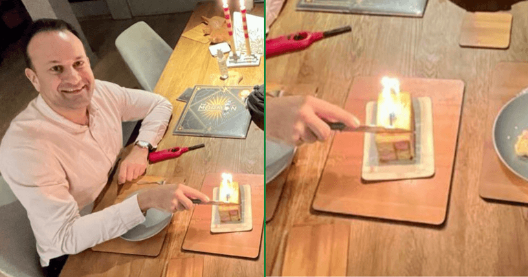 Throwback to when Leo Varadkar celebrated his birthday with the tiniest cake ever Throwback to when Leo Varadkar celebrated his birthday with the tiniest cake ever