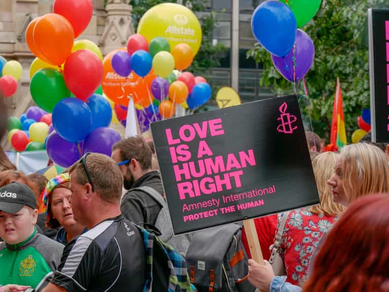 Same sex marriage and abortion will be legal in Northern Ireland at midnight Same sex marriage and abortion will be legal in Northern Ireland at midnight