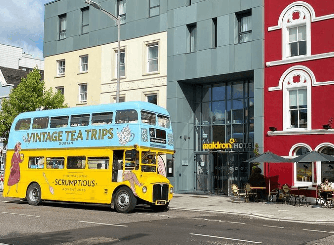 The Vintage Tea Tours bus is making its way to Cork The Vintage Tea Tours bus is making its way to Cork