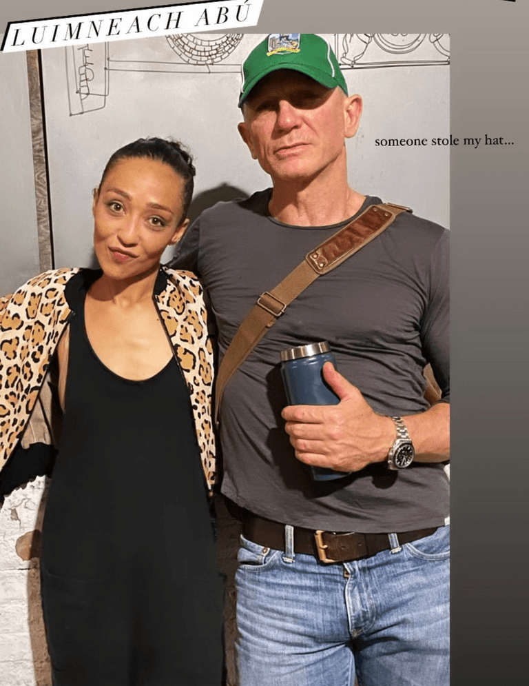 Daniel Craig donned the right hat before the All Ireland Hurling final Daniel Craig donned the right hat before the All Ireland Hurling final
