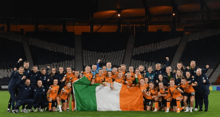 Ireland have qualified for first ever World Cup after Scotland win Ireland have qualified for first ever World Cup after Scotland win